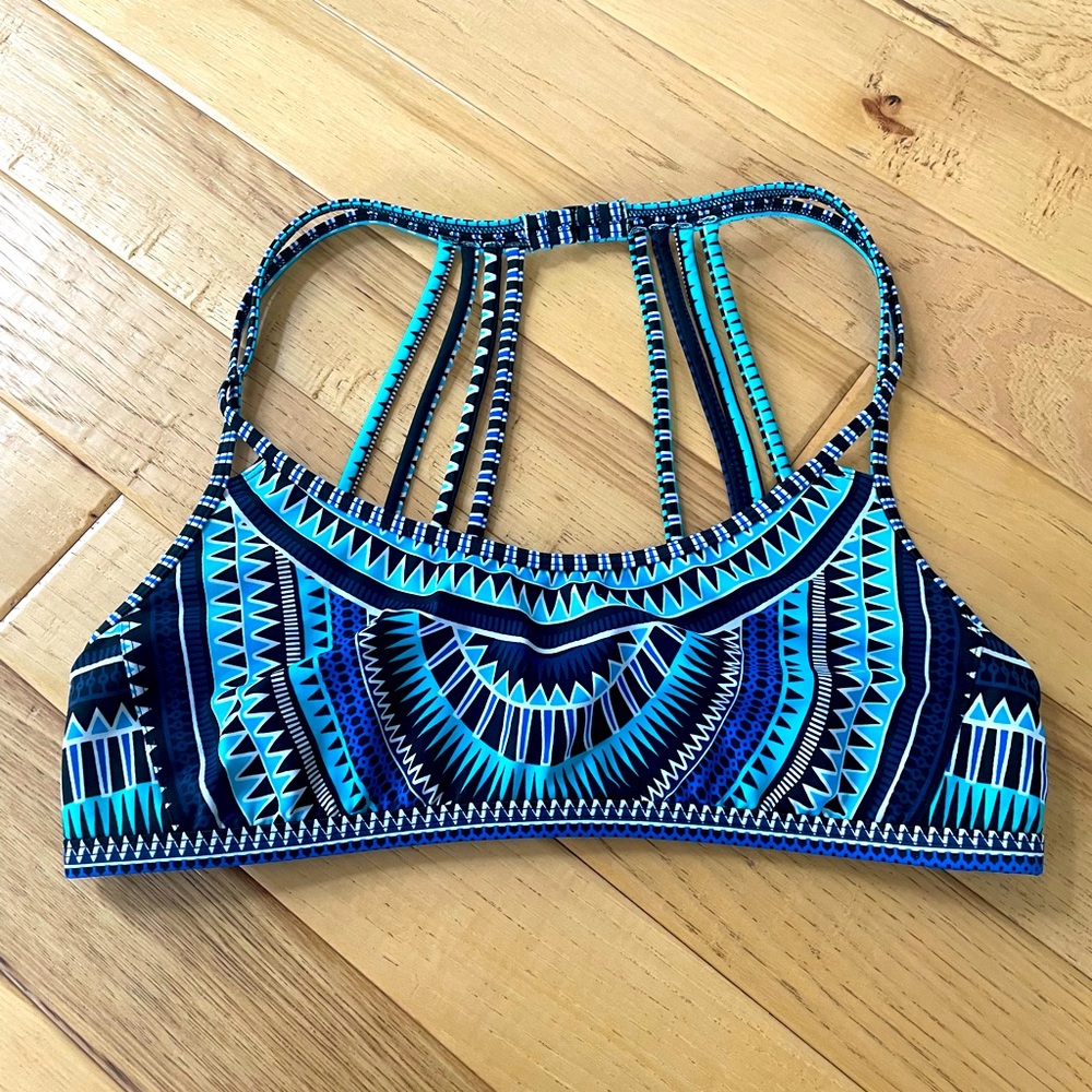 Jag Mosaic Print Swim Top